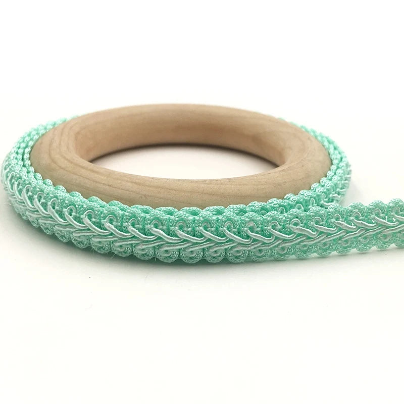 5M Centipede Braided Cotton Lace Trim 12mm – DIY Sewing Ribbon Lace Trim Ribbon Babs