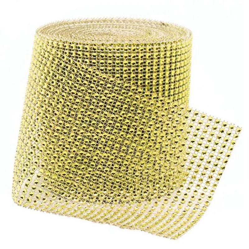 Bling Diamond Mesh Ribbon Roll – Wedding & Party Décor Party Decoration Ribbon Babs