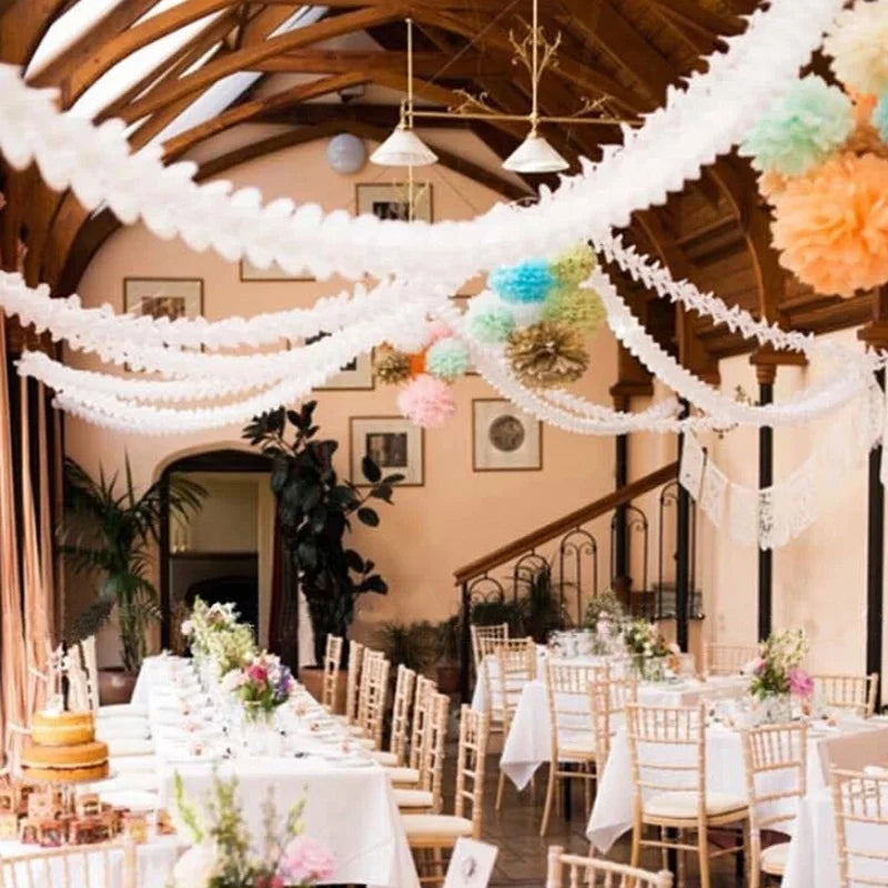 3.6m Four Leaf Clover Paper Garland Banner | Party Decor Party Garland Banner Babs