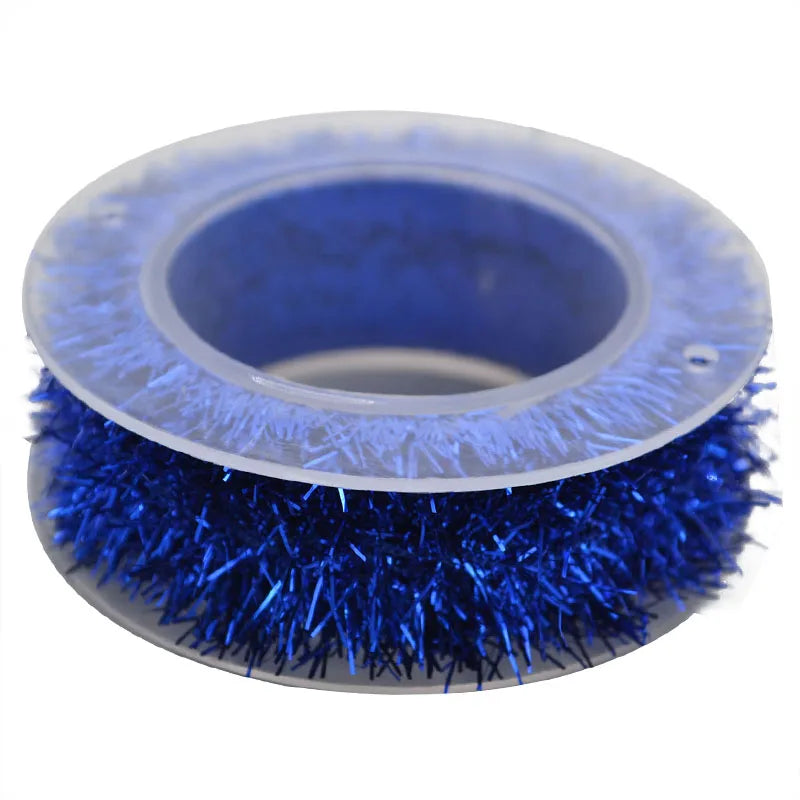 2M Metallic Wire Garland Tinsel – Christmas & Party Decor Tinsel Wire Garland Babs R05 Royal blue