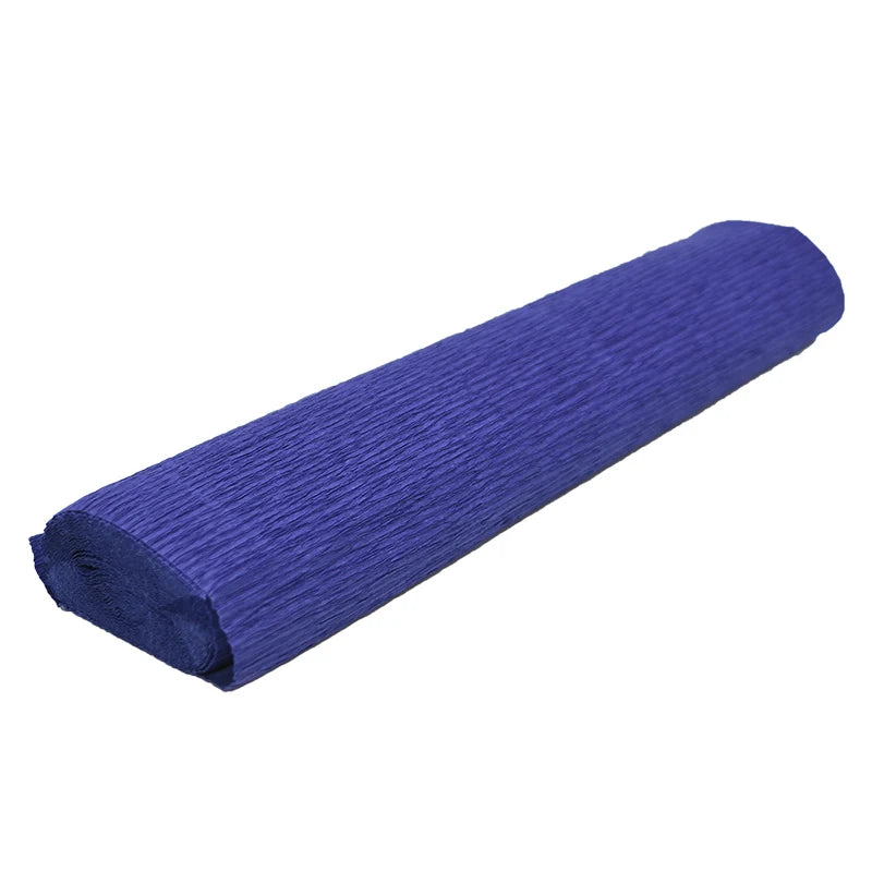 Colored Crepe Paper Roll 250x25cm – DIY Flowers & Gift Wrap Craft Paper Roll Babs Royal blue