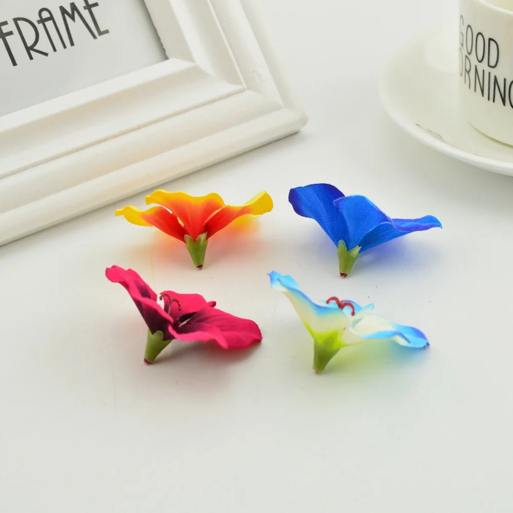 20 Pcs Silk Artificial Flowers for Wedding, Wreaths & Home Décor Artificial Silk Flowers Babs