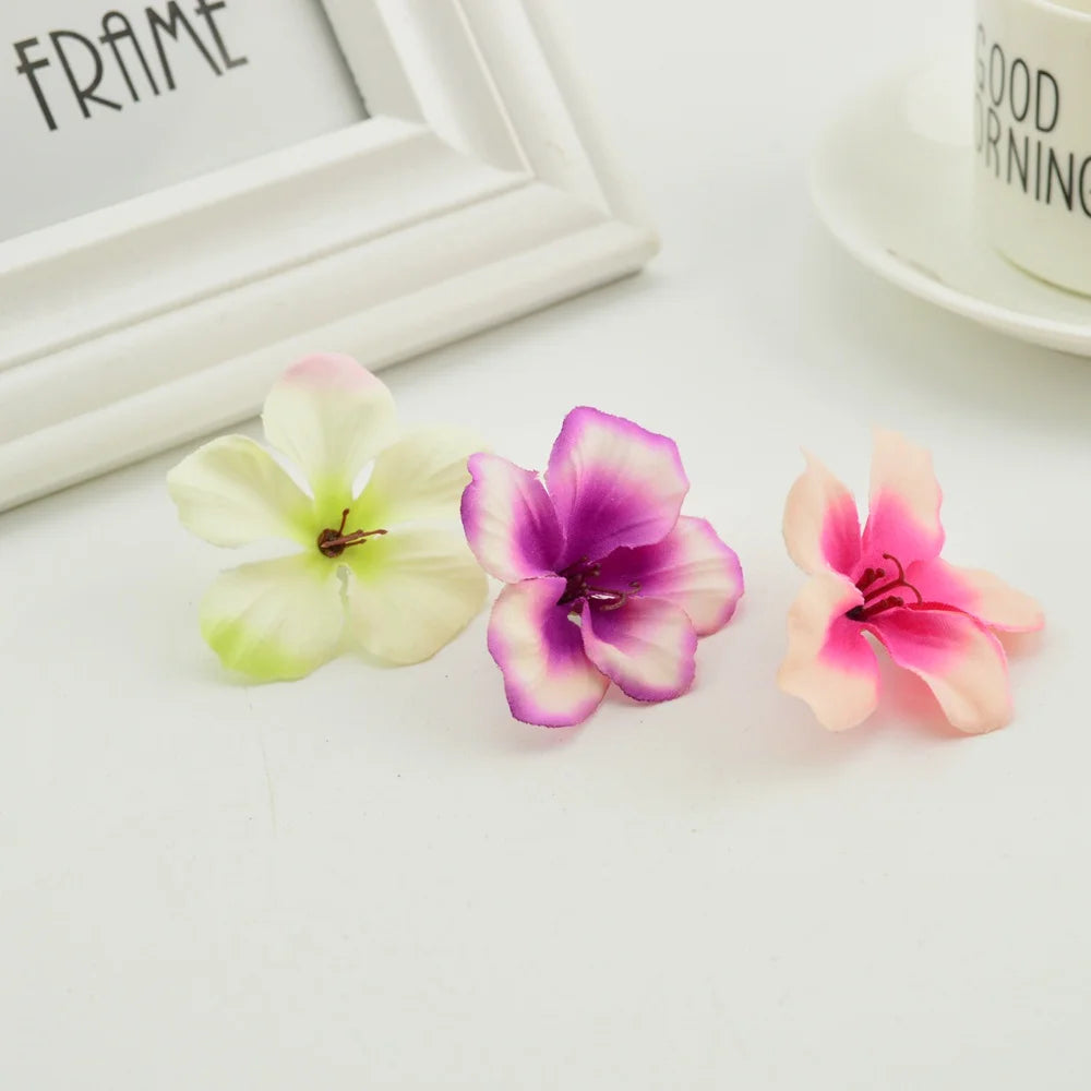 20 Pcs Silk Artificial Flowers for Wedding, Wreaths & Home Décor Artificial Silk Flowers Babs