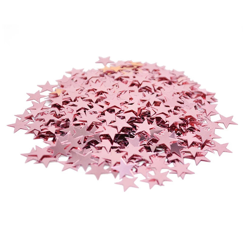 Gold Star Confetti 6mm & 10mm Acrylic Party Table Sprinkles 15g Party Confetti Sprinkles Babs