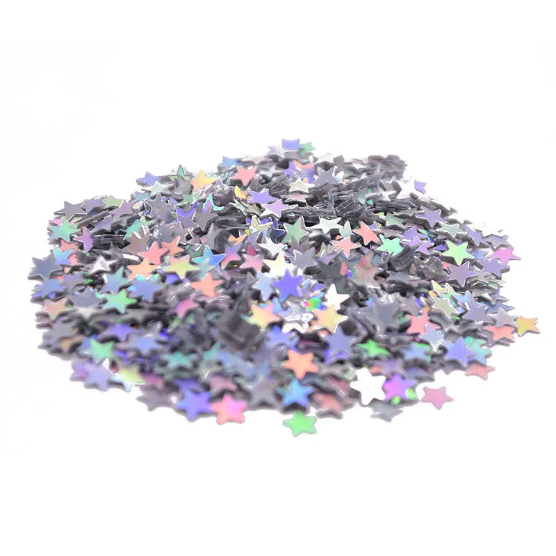 Gold Star Confetti 6mm & 10mm Acrylic Party Table Sprinkles 15g Party Confetti Sprinkles Babs Laser 10mm 1000pcs