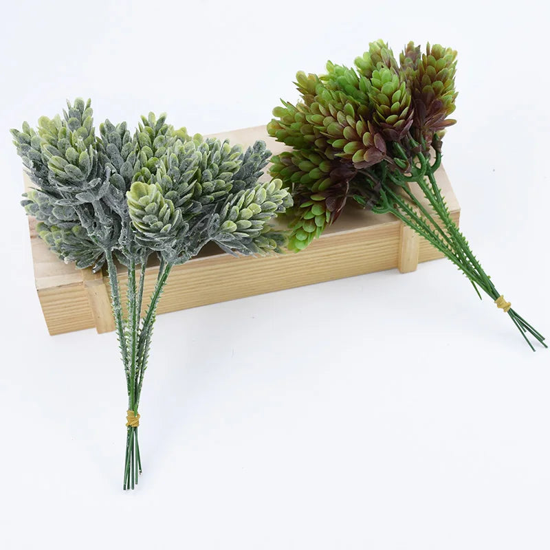 Artificial Green Plant Stems Set of 6 – Wedding & Home Décor Artificial Plant Stems Babs