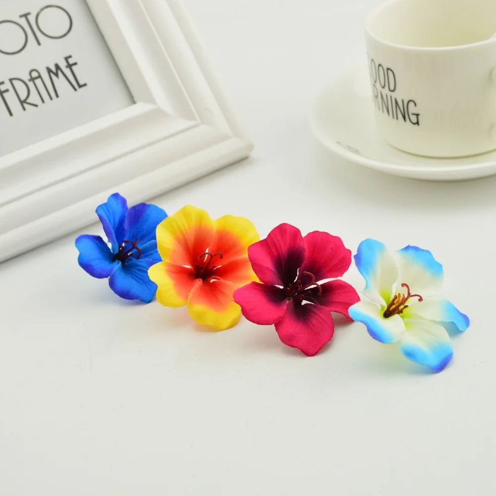 20 Pcs Silk Artificial Flowers for Wedding, Wreaths & Home Décor Artificial Silk Flowers Babs