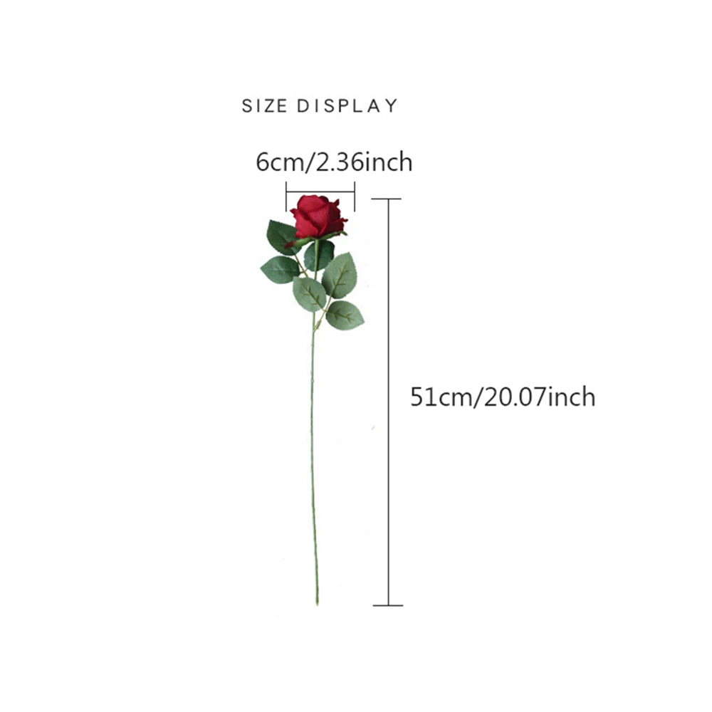 5pc Silk Rose Artificial Bouquet – Wedding & Home Décor Artificial Flower Bouquet Babs