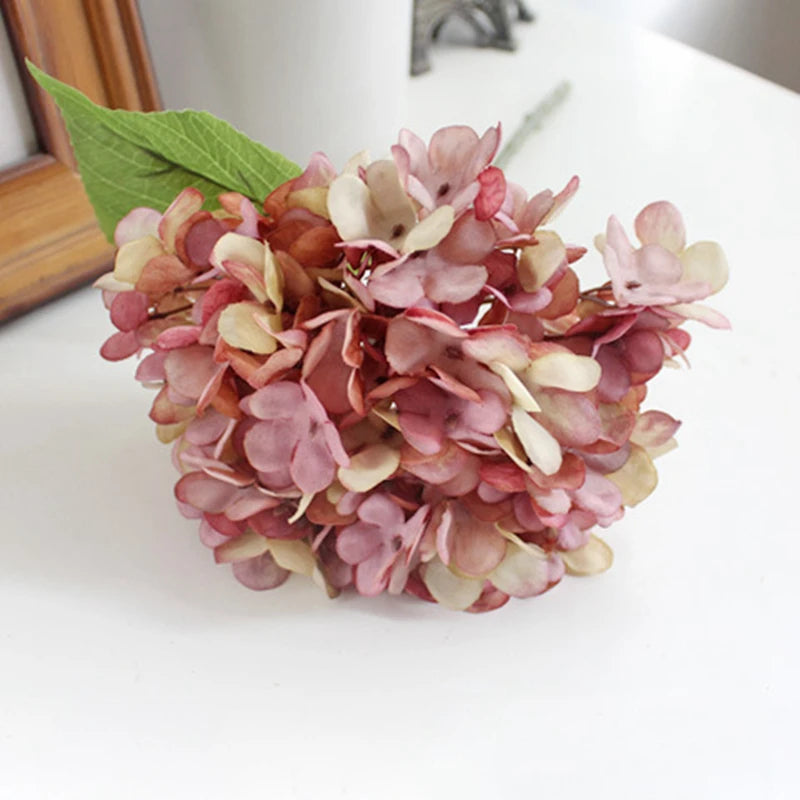 Silk Hydrangea Artificial Flowers – Wedding & Home Décor Artificial Silk Flowers Babs PURPLE