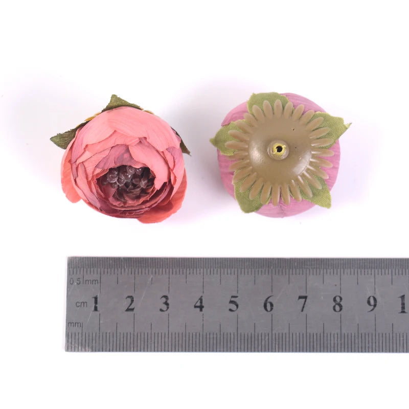 Silk Rose Camellia Artificial Flower Heads for Wedding & Home Décor Artificial Flower Heads Babs