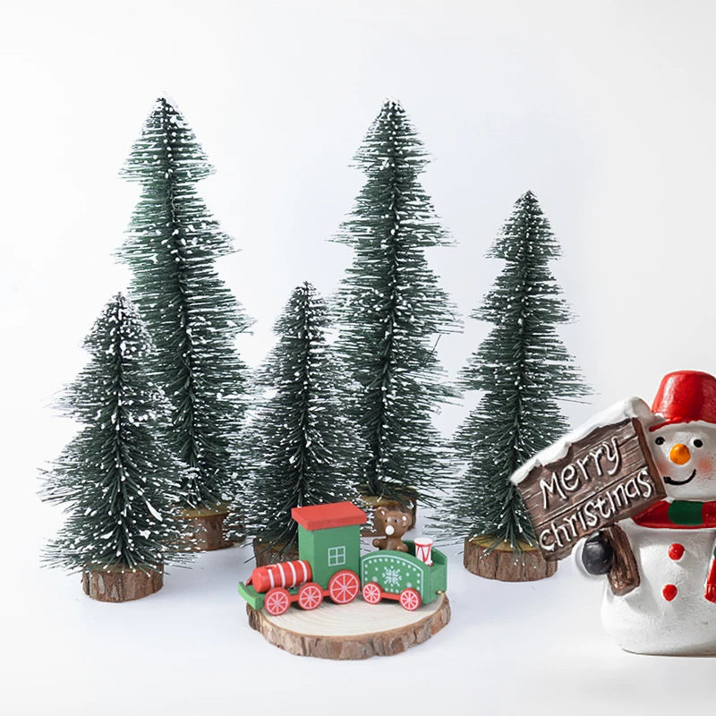 Mini DIY Christmas Pine Tree Table Decoration 15/20/25cm Christmas Tree Decor Babs