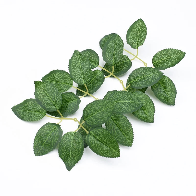 Artificial Silk Rose Leaves 40/80pcs – Wedding & Home Décor Artificial Silk Leaves Babs