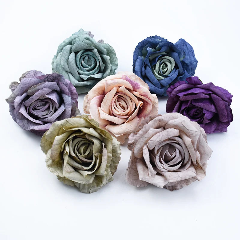 9CM Silk Rose Heads – Artificial Flowers for Wedding & Home Decor Artificial Flower Heads Babs