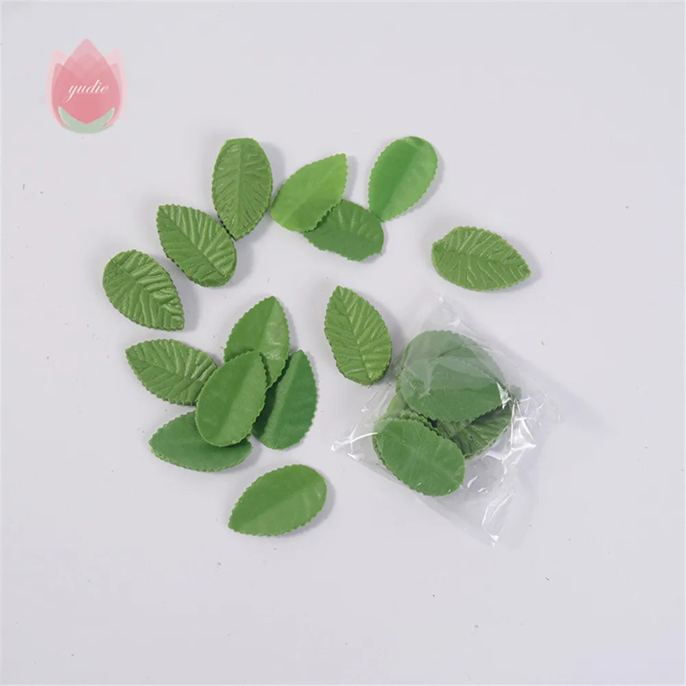 100Pcs Artificial Green Leaves – Wedding, Christmas & DIY Decor Artificial Leaves Babs 2 100Pcs