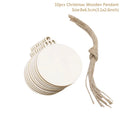 10pcs Wooden Christmas Tree Hanging Ornaments | Holiday Decor Christmas Ornaments Babs Style13