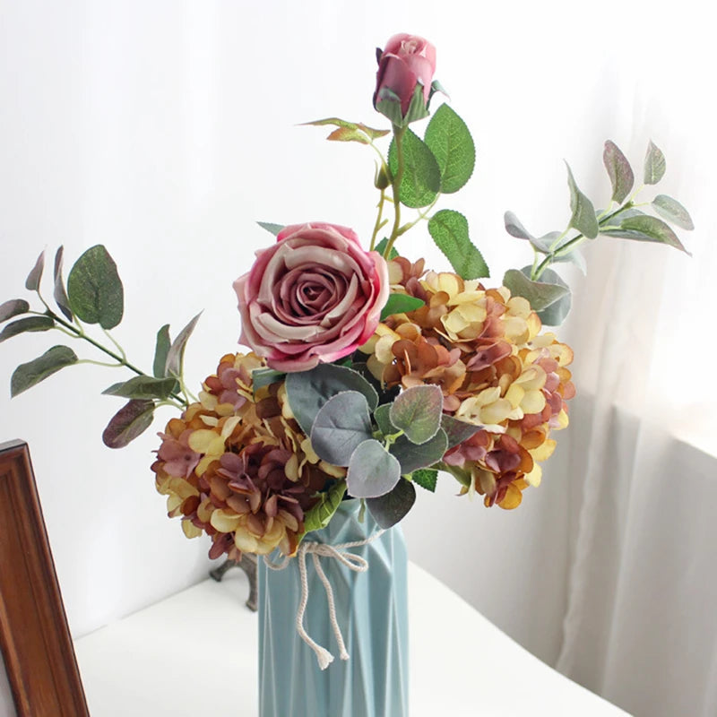 Silk Hydrangea Artificial Flowers – Wedding & Home Décor Artificial Silk Flowers Babs