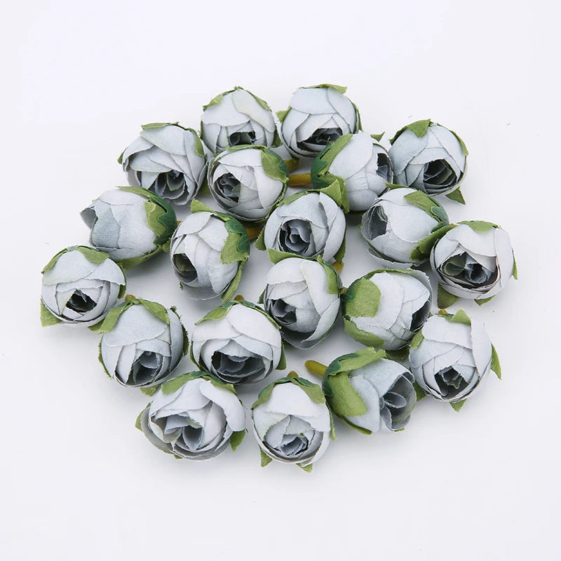 Silk Rose Artificial Flower Heads – Wedding & Home Décor (10/50 Pcs) Artificial Flower Heads Babs 3 20pcs