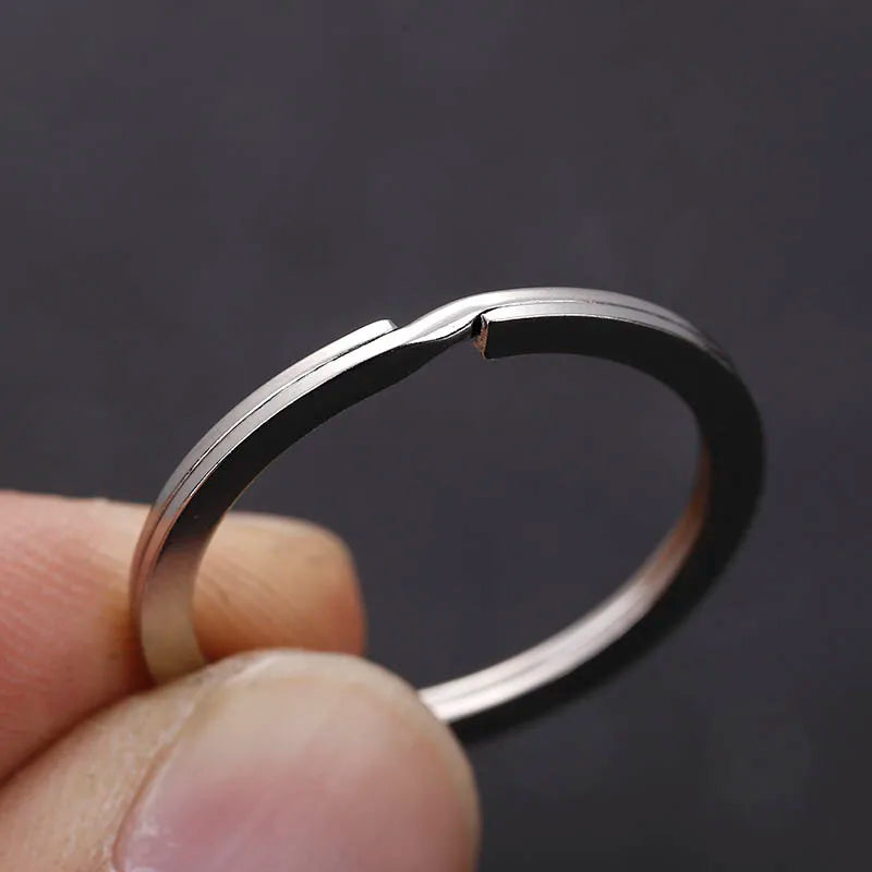 20pcs Split Key Rings 1.5x25mm – DIY Keychain & Jewelry Making Split Key Rings Babs