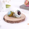 Silk Rose Camellia Artificial Flower Heads for Wedding & Home Décor Artificial Flower Heads Babs Blue 10Pcs