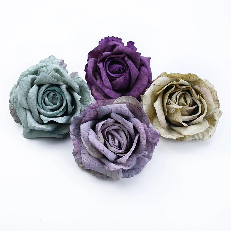 9CM Silk Rose Heads – Artificial Flowers for Wedding & Home Decor Artificial Flower Heads Babs