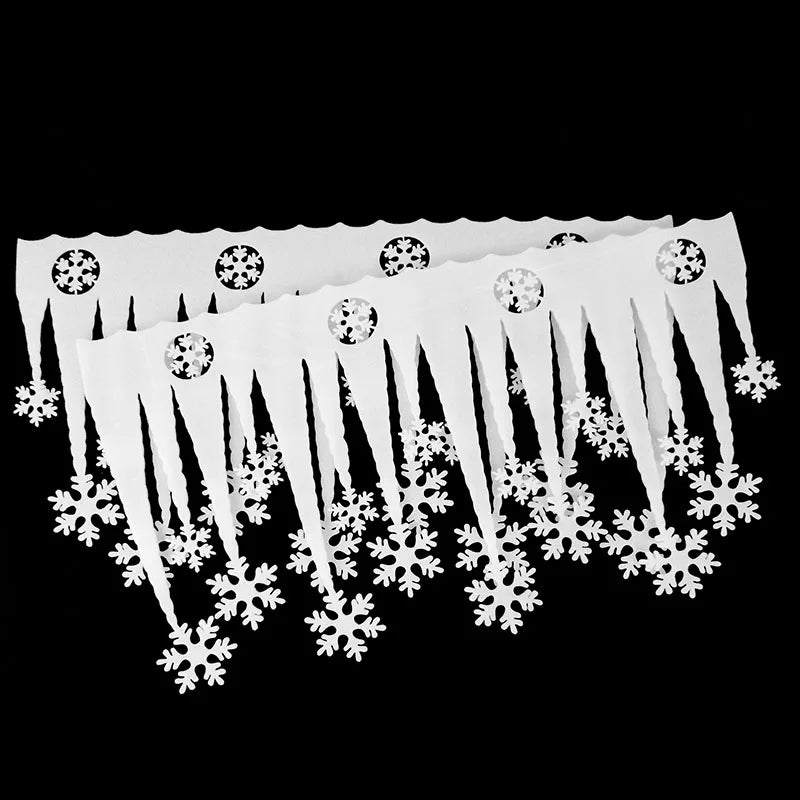 2pcs Christmas Snowflake Artificial Snow Ornament Pendants Christmas Ornaments Babs 2pcs