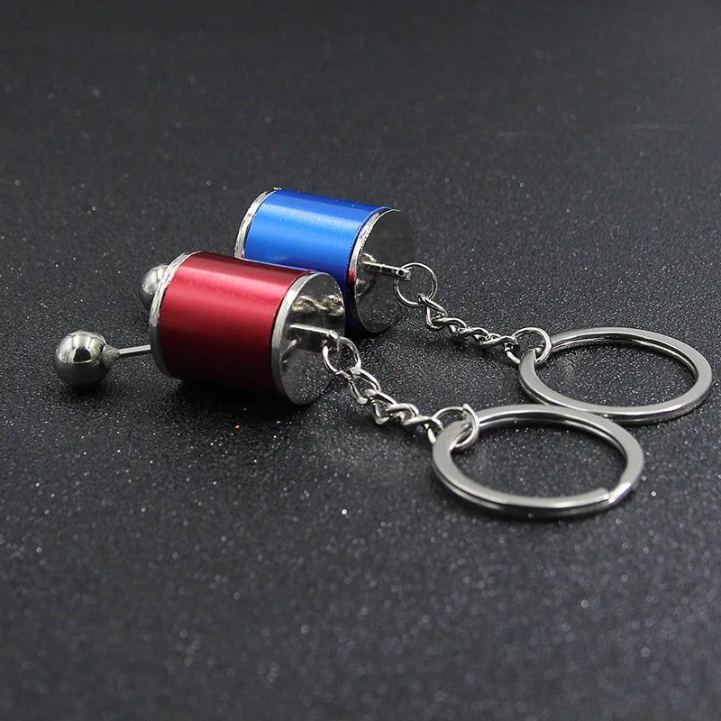 6-Speed Gear Shift Head Keychain – Metal Car Key Ring Car Gear Keychain Babs