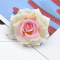 Silk Rose Artificial Flowers 5/10Pcs – Wedding & Home Decor Artificial Silk Flowers Babs color 6 10 Pieces