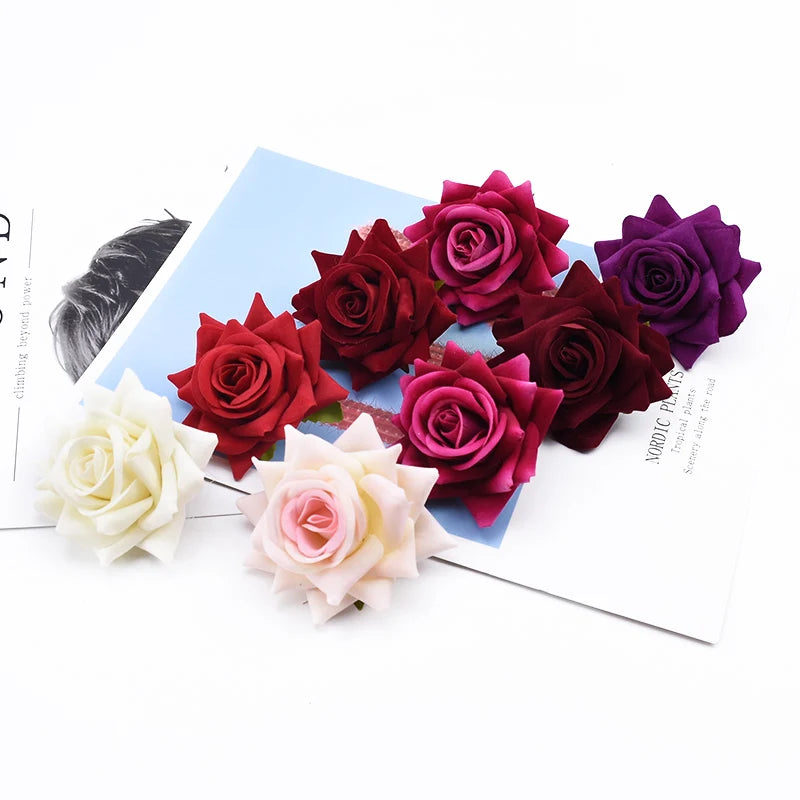 Silk Rose Heads 30/100pcs – Artificial Flowers for Wedding Decor Artificial Silk Flowers Babs