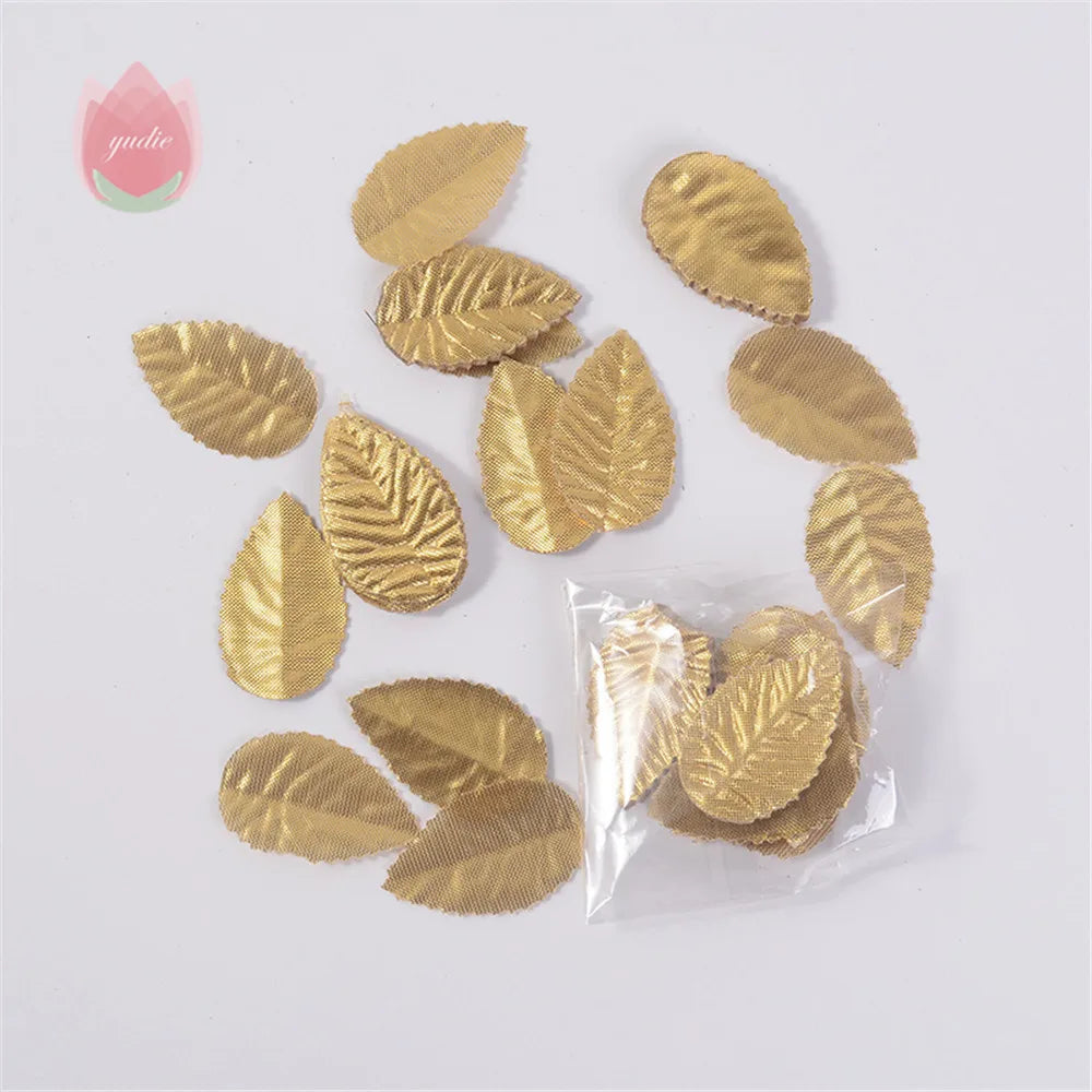 100Pcs Artificial Green Leaves – Wedding, Christmas & DIY Decor Artificial Leaves Babs 1 100Pcs