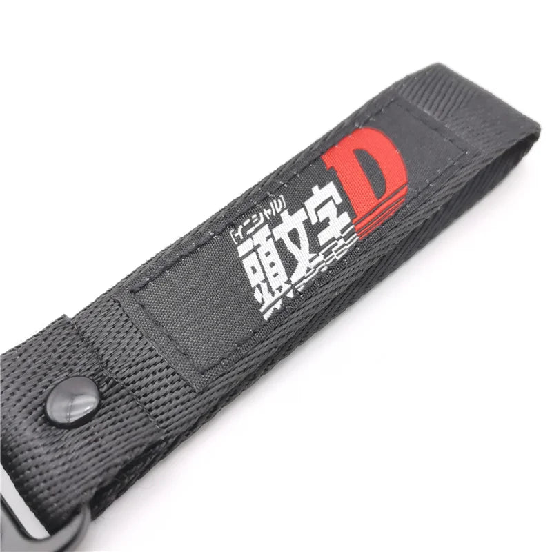 JDM Initial D Fujiwara Tofu Shop Keychain Nylon Lanyard Tag JDM Keychain Tag Babs