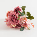 Artificial Silk Rose & Peony Flower – Wedding & Home Décor Artificial Silk Flower Babs Color 1 1pc