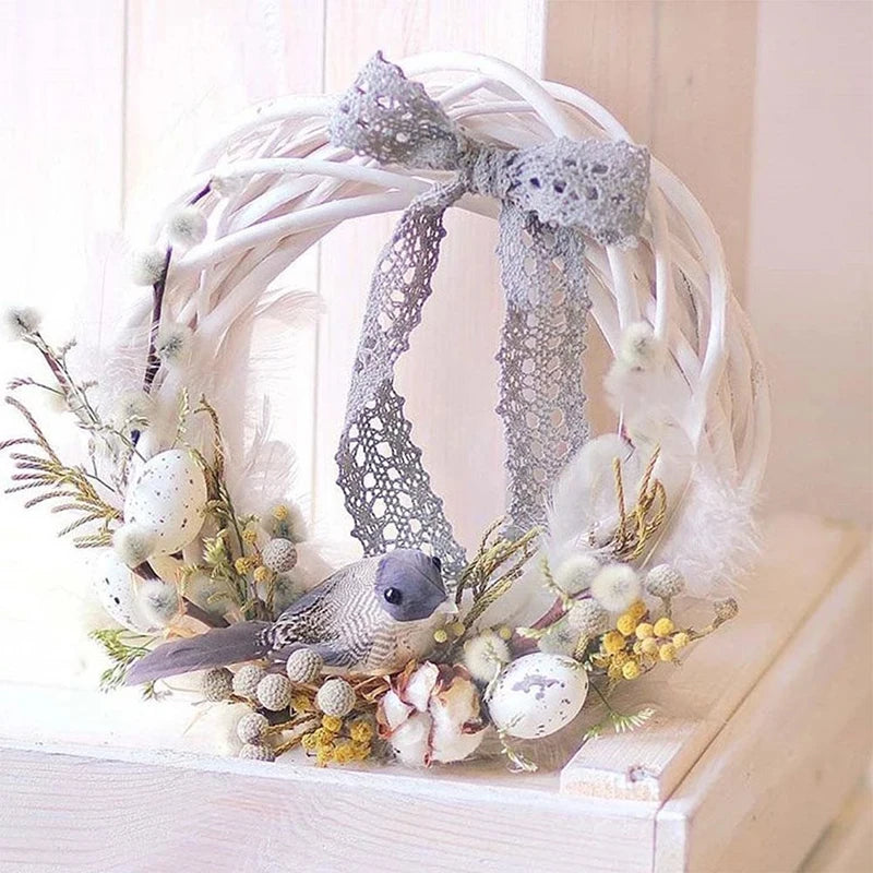 White Rattan Wreath Ring 10–30cm | DIY Easter & Wedding Decor Decorative Wreath Ring Babs