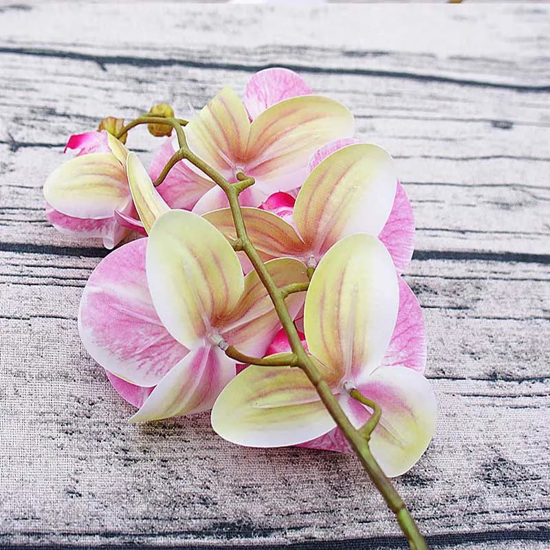 Artificial Butterfly Orchid Bundle 6 Heads – Home & Wedding Decor Artificial Flower Bundle Babs