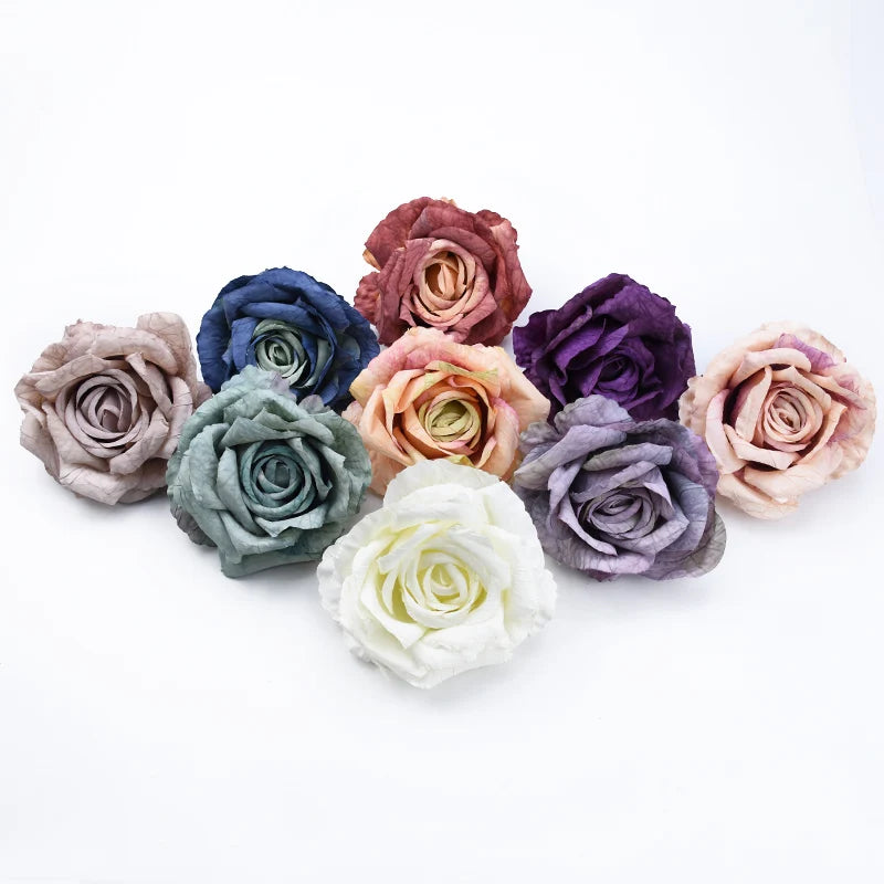 9CM Silk Rose Heads – Artificial Flowers for Wedding & Home Decor Artificial Flower Heads Babs