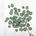 Artificial Eucalyptus Leaf Vine – Silk Fake Flowers for Wedding & Home Artificial Floral Vine Babs Color 7
