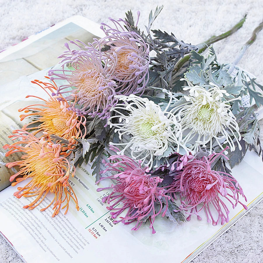 Artificial Gerbera Flower Stems – Fake Bouquet for Home & Wedding Artificial Flower Stems Babs