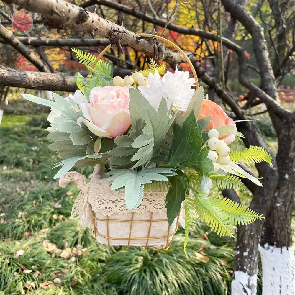 10pcs Artificial Fern & Eucalyptus Silk Leaves for Home & Wedding Artificial Silk Leaves Babs