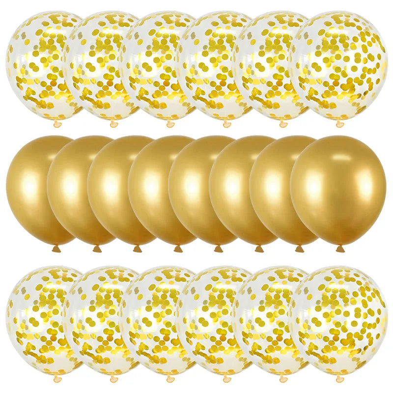 20Pcs Rose Gold Confetti Metallic Balloons Party Decoration Set Party Balloon Set Babs