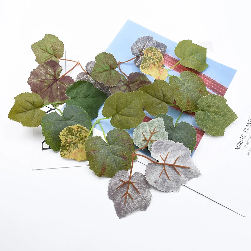 Silk Artificial Maple Leaves 50/100pcs – Wedding & Home Decor Artificial Silk Leaves Babs