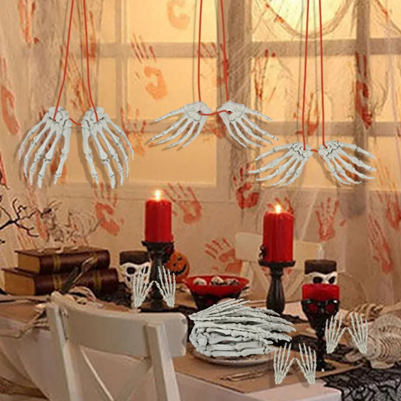 Realistic Resin Skeleton Hands Halloween Haunted House Props Halloween Skeleton Props Babs
