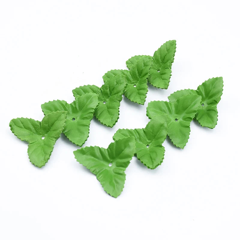 100/200 Pcs Silk Artificial Leaves for Wedding & Home Decor Artificial Silk Leaves Babs 1 200pcs
