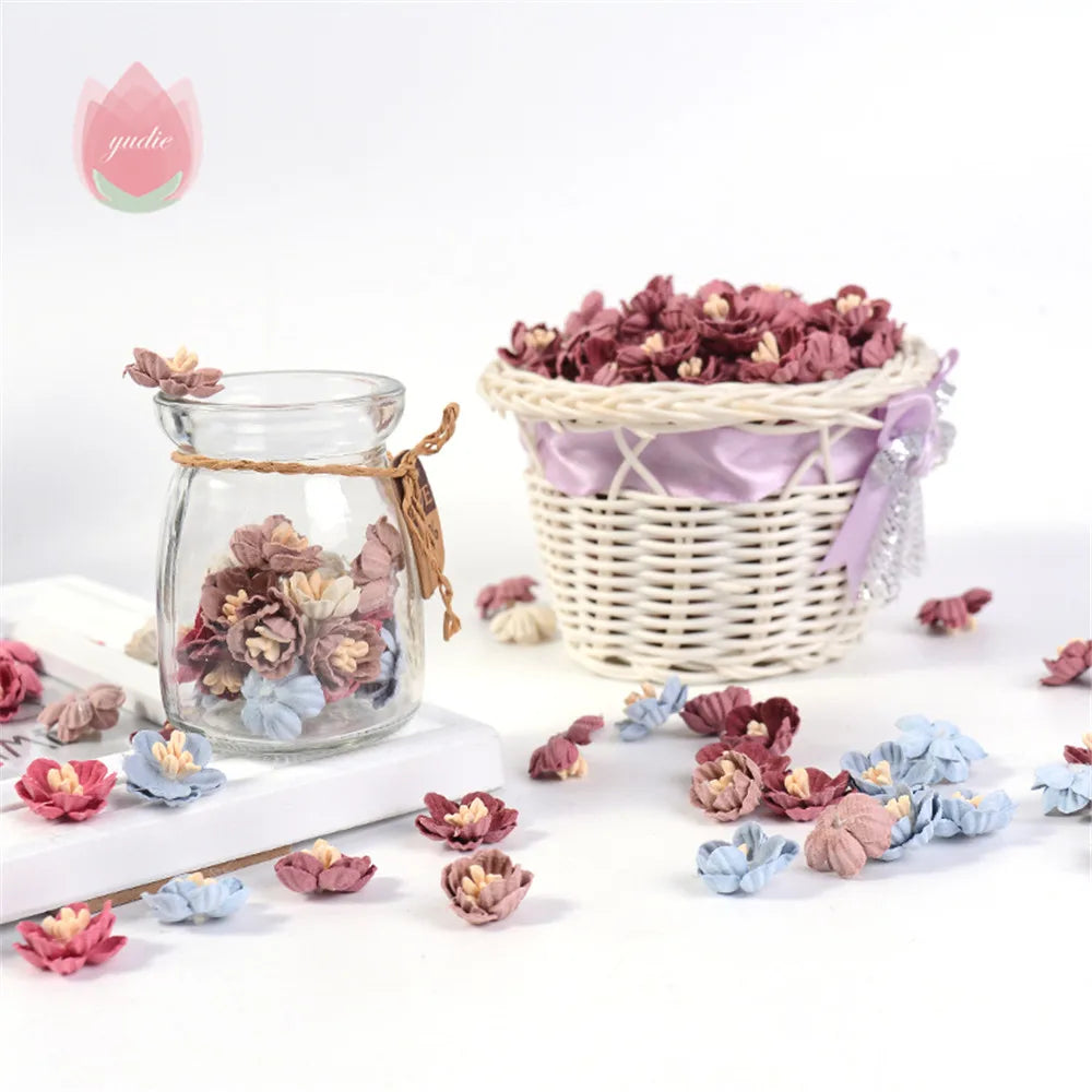 Silk Rose Artificial Flower Heads 10/20/50Pcs – DIY & Wedding Artificial Flower Heads Babs