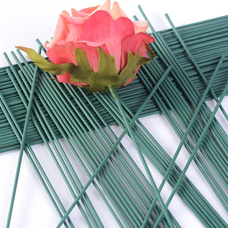 Artificial Rose Flower Stems & Wire Sticks for DIY Wedding Decor Artificial Flower Stems Babs