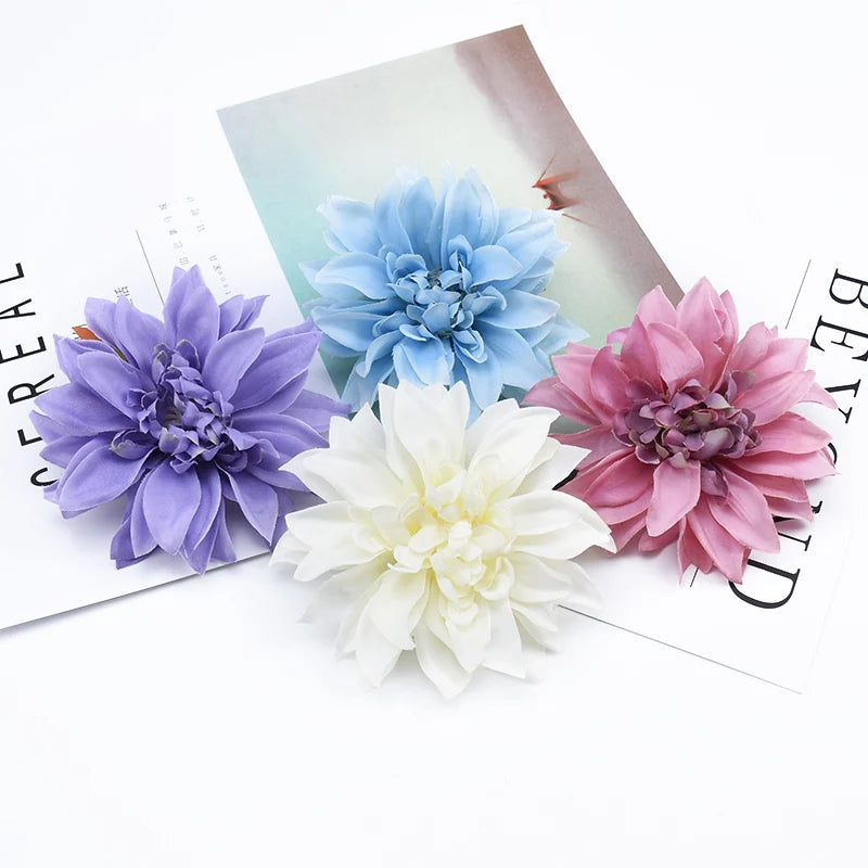 50/100pcs Silk Gerbera Artificial Flowers – Wedding & Home Decor Artificial Flower Heads Babs