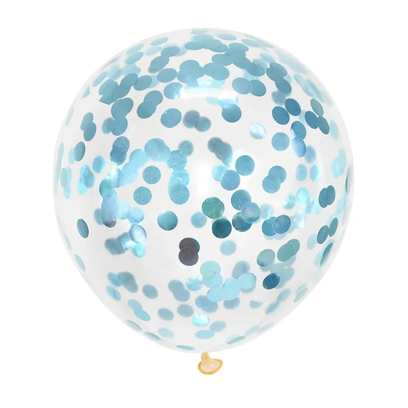 Gold Confetti Latex Balloons – Clear Glitter Party Decorations Party Balloons Babs tiffany 10pcs