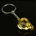 6-Speed Gear Head Keychain | JDM Metal Shift Knob Key Ring Automotive Keychain Babs Golden