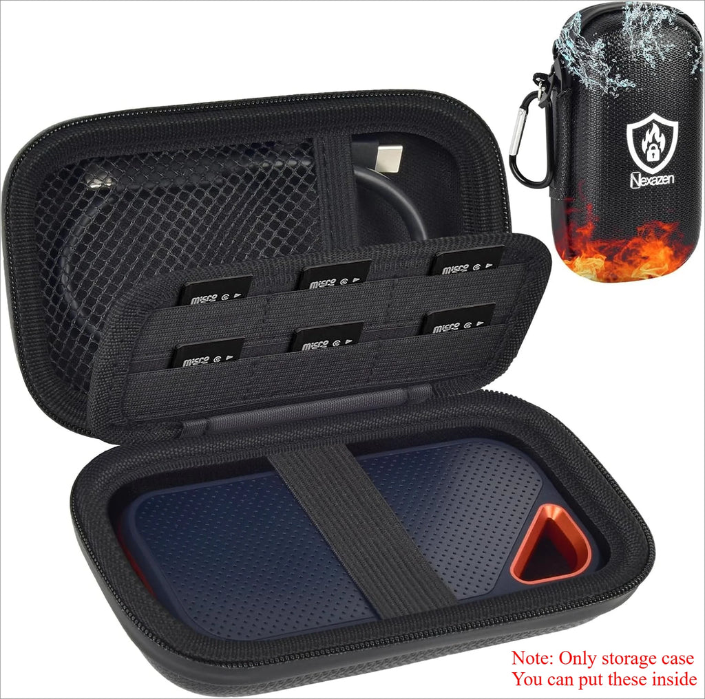 Fireproof Waterproof SanDisk Extreme SSD Case 500GB–8TB SSD Protective Case Babs