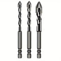 3-Piece Triangle Drill Bit Set – 6mm, 8mm & 10mm | Glass, Tile Drill Bit Set Babs 3pcs