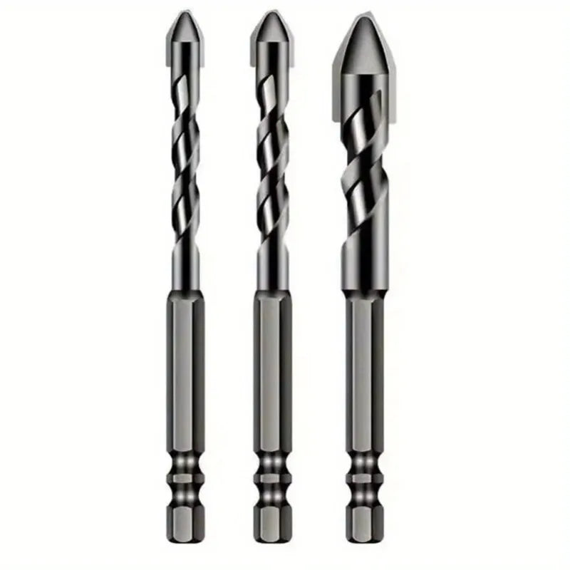 3-Piece Triangle Drill Bit Set – 6mm, 8mm & 10mm | Glass, Tile Drill Bit Set Babs 3pcs