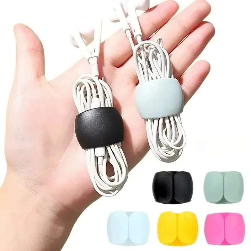 Rubber Cable Organizer Clips – Cord & Earphone Storage Buckles Cable Organizer Clips Babs